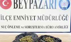 Beypazarı'nda uyuşturucu operasyonu yakalanan şüpheli tutuklandı