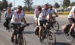 Beyşehir Gölü kenarında düzenlenen bisiklet festivali başladı