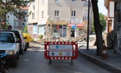Çankırı'da çalışma sırasında doğal gaz borusu delindi