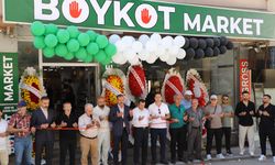 Gölbaşı'nda İsrail ürünlerini boykot etmek için market açıldı