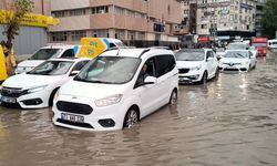 Kırıkkale kent merkezinde sağanak etkili oldu