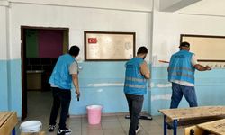 Kırşehir'de 8 okulun tamiri yükümlüler tarafından yapıldı