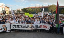 Konya ve Aksaray'da Küresel Sumud Filosu'na destek yürüyüşü yapıldı