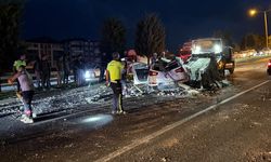 Nevşehir'de aydınlatma direğine çarpan otomobilin sürücüsü yaralandı