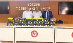 Sorgun TSO'dan 381 öğrenciye ayakkabı yardımı