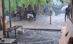 Beypazarı ilçesinde sağanak ve dolu etkili oldu