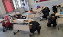 Çerkeş'te afetlere karşı okullarda tatbikat yapıldı