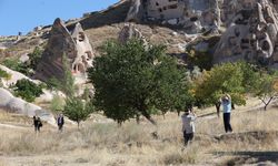 Çinli turistler 'Altın Hafta' tatilinde Kapadokya'yı hareketlendirdi