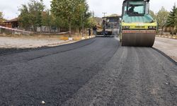 Dodurga beldesinde asfalt çalışmaları sürüyor