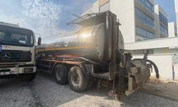 Eskişehir'de park halindeki tanker yandı