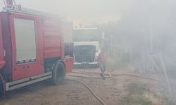 Güdül'de hobi bahçesinde yangın