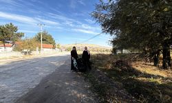 Kalfat beldesinde 'Evinin önünü süpür, beldeni temiz tut' kampanyası başlatıldı