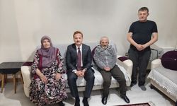 Kaymakam İnce'den ilk görev gününde şehit ailesine ziyaret