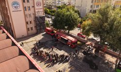 Kayseri Büyükşehir Belediyesinden öğrencilere yönelik 'Afet Riskleri Azaltma' eğitimi