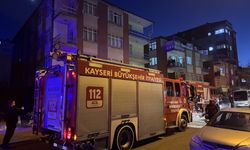 Kayseri'de bir binada çıkan yangında 4 çocuk dumandan etkilendi