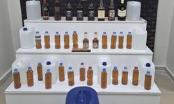 Kırşehir'de 40 litre etil alkol ve 21 litre sahte içki ele geçirildi