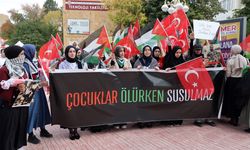 Sivas Cumhuriyet Üniversitesi'nde Filistin'e destek yürüyüşü düzenlendi