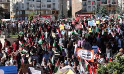 Sivas, Niğde, Nevşehir ve Yozgat'ta, Filistin'e destek yürüyüşü düzenlendi