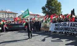 Sivas'ta Filistin'e destek etkinliği düzenlendi