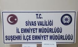 Sivas'ta kuyumcuya sahte altın satmak isteyen 1 şüpheli tutuklandı