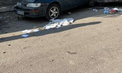 Başkentte freni patlayan kamyon park halindeki araçlara çarparak durdu