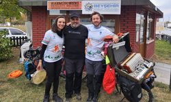 Bisiklet tutkunu Fransızlar, Beyşehir'de mola verdi