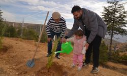 Eskişehir'deki orman yangını şehitlerinden Muharrem Can için fidan dikildi