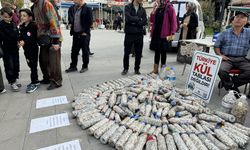 Karaman'da sigara izmaritlerinin oluşturduğu kirliliğe dikkat çekme için etkinlik düzenlendi