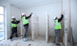 KAYMEK Yeşil Mahalle Sosyal Tesisleri'nde bakım çalışması yapılıyor