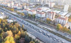 Kayseri'de Yeni Sanayi Katlı Kavşağı'nda çalışmalar sürüyor