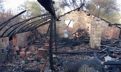 Konya'da çıkan yangında 2 ev kullanılamaz hale geldi