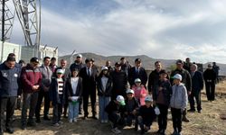 Korgun ilçesinde 11 Kasım Milli Ağaçlandırma Günü'nde fidanlar dikildi