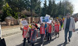 Şabanözü'nde TEMA Vakfı toprak yürüyüşü gerçekleştirdi