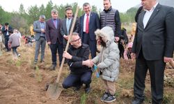 Seydişehir'de 1500 fidan toprakla buluştu