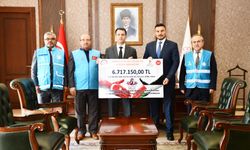 Sorgun Müftülüğünden Gazze'ye 6 milyon 717 bin lira yardım