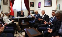 TBMM Başkanı Kurtulmuş'tan Cumhurbaşkanlığı YİK üyesi Mehmet Ali Şahin'e taziye ziyareti