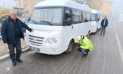 Ulaş'ta kış lastiği denetimi yapıldı