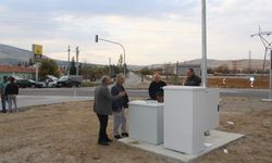 Yunak Belediye Başkanı Günaltay sinyalizasyon ve ışıklandırma sistemini inceledi