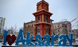 Aksaray'da kar etkili oldu