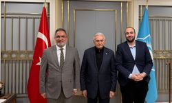 AYBÜ Rektörü Köseoğlu'dan Aksakallar Konseyi Başkanı Binali Yıldırım'a ziyaret