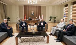 CHP Genel Başkanı Özel, KKTC Cumhurbaşkanı Erhürman ile bir araya geldi