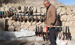 Eski çobanın sıra dışı çan koleksiyonu