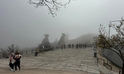 Kapadokya'da sis etkili oldu