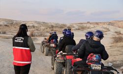 Kapadokya'da yeni yıl öncesi safari tur faaliyeti yürüten acentalar denetlendi