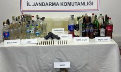 Karaman'da kaçak içki operasyonunda 2 şüpheli yakalandı