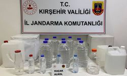 Kırşehir'de 62 litre kaçak alkol ele geçirildi