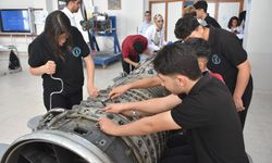Konya'daki meslek lisesinde geleceğin uçak bakım teknisyenleri yetişiyor