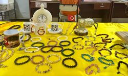 Mermer ve oniks taşı hükümlülerin elinde takı ve hediyelik eşyaya dönüşüyor