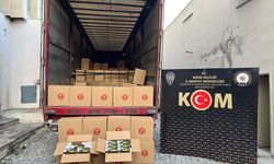 Niğde'de 4 milyon 460 bin makaron ele geçirildi