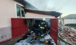 Seydişehir'de garajda çıkan yangın söndürüldü